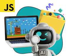 Язык программирования JavaScript + AI. Проектное обучение + геймификация + AI-помощники - КИБЕРшкола программирования для детей, компьютерные курсы для школьников, начинающих и подростков - KIBERone г. Киров