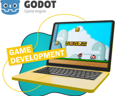 Godot.  Основа создания легендарных игр - КИБЕРшкола программирования для детей, компьютерные курсы для школьников, начинающих и подростков - KIBERone г. Киров