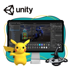 Мир игр на Unity 2D на популярном движке + AI-помощники - КИБЕРшкола программирования для детей, компьютерные курсы для школьников, начинающих и подростков - KIBERone г. Киров